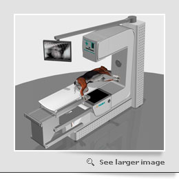 Scanner in digital radiography mode (CR)