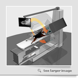 Scanner in CT (computed tomography) mode