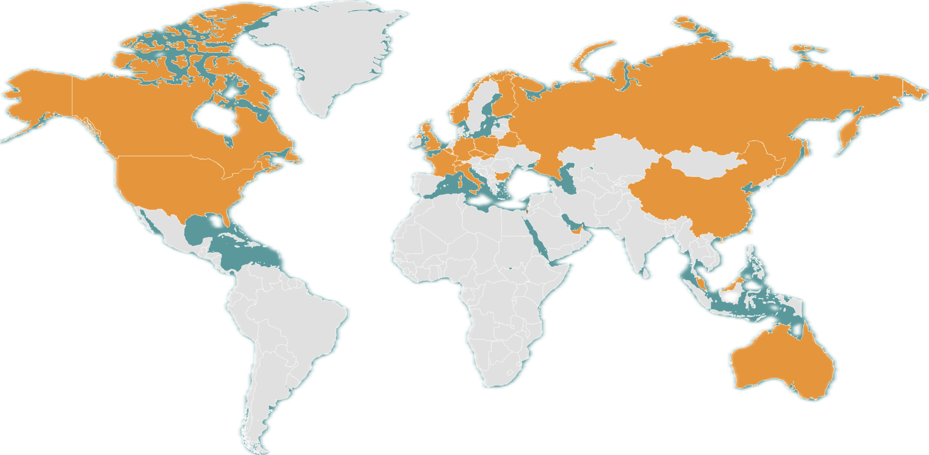 FIDEX installations, with Poland highlighted